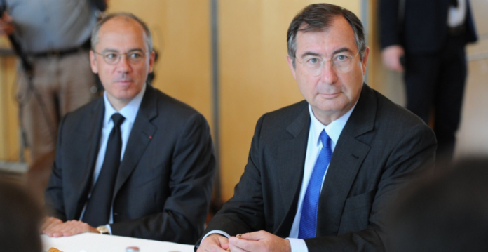 Stéphane Richard y Martin Bouygues