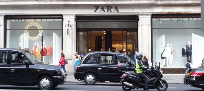 Inditex Zara tienda Regent Street