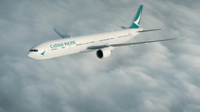 Avión Cathay Pacific